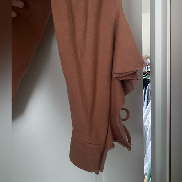 Mango Ruffle Arm Frill Sweatshirt - Picture 4 of 7